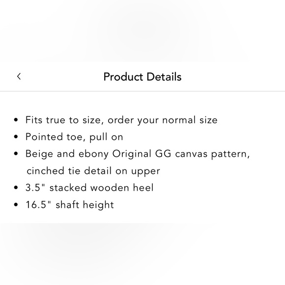 GUCCI Lisa GG Canvas Mid-Heel Boots - Picture 9 of 11